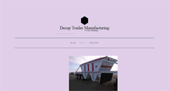 Desktop Screenshot of decaptrailer.com